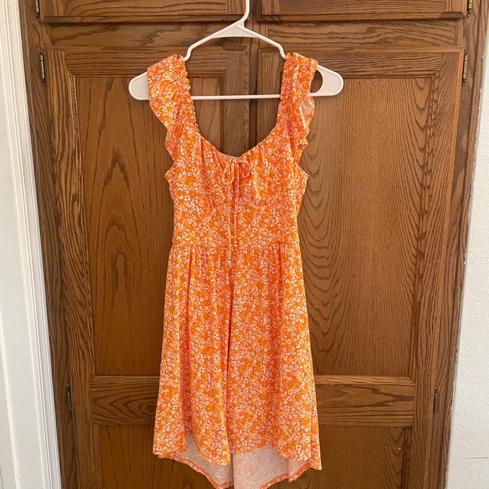 Floral Orange Sundress